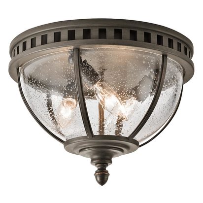 Halleron 3 Light Ceiling Flush