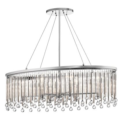 Piper 6 Light Oval Chandelier/ Pendant