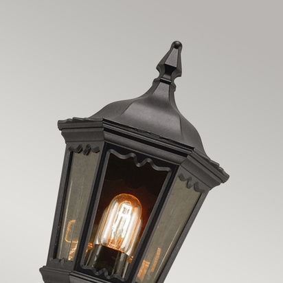 Medstead 1 Light Half Lantern with PIR