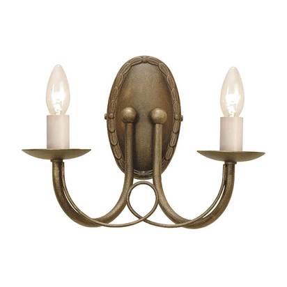 Minster 2 Light Wall Light