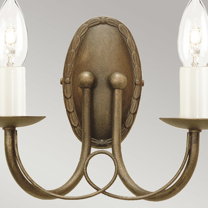 Minster 2 Light Wall Light
