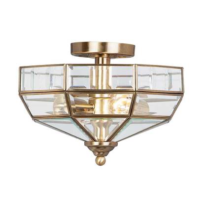 Old Park 2 Light Semi-Flush