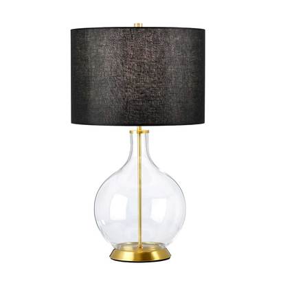 Orb 1 Light Table Lamp (Complete with Black Shade)