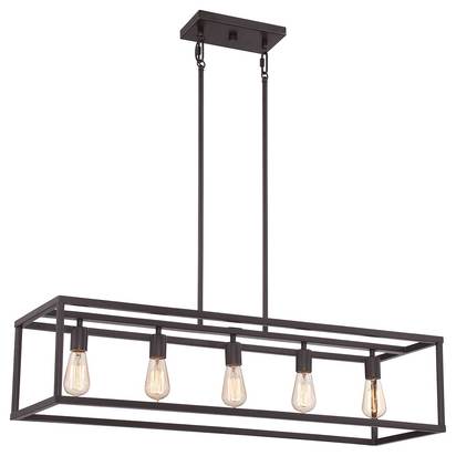 New Harbor 5 Light Island Chandelier