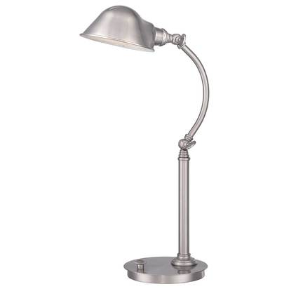 Thompson LED Table Lamp in Brushed Nickel