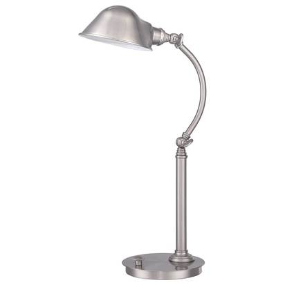 Thompson LED Table Lamp in Brushed Nickel
