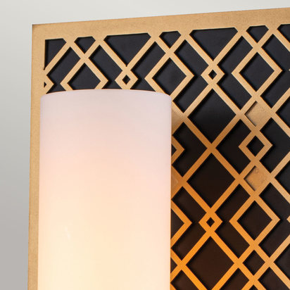Ziggy 1lt Wall light - Lacquered Gold