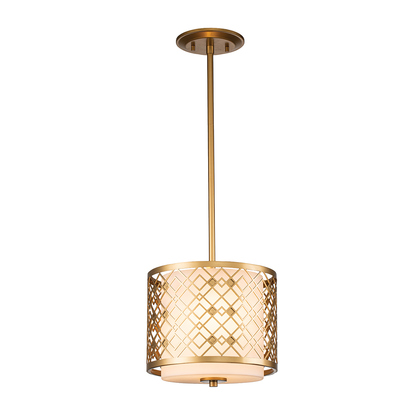 Ziggy 1lt Small Pendant - Lacquered Gold