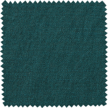 Bluebell Small Square Footstool in Evergreen Brushed Linen Cotton