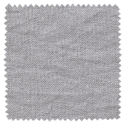 Harper Round Footstool in Stone Brushed Linen Cotton