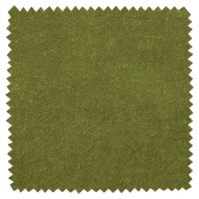 Harper Round Footstool in Olive Cotton Matt Velvet