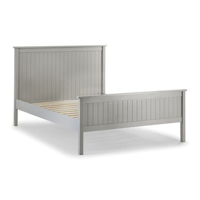 Maine 150cm King Grey Bed