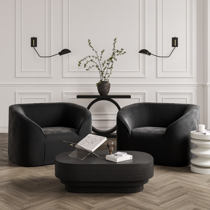 OREN BLACK CONSOLE TABLE
