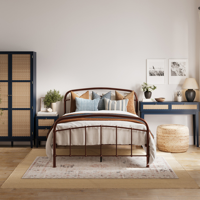 BORDEAUX BLUE BEDSIDE