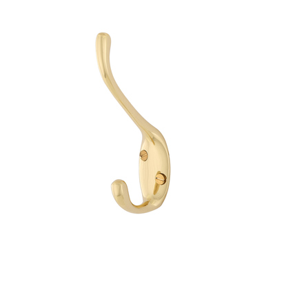 Glin Brass Hat and Coat Hook| Antique Brass