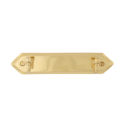 Littleton Brass Two Hook Plate| Satin Brass