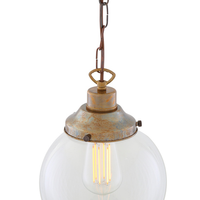 Riad 20cm Pendant | Antique Brass