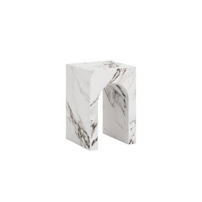 ARCHIE CALACATTE SIDE TABLE
