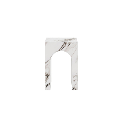 ARCHIE CALACATTE SIDE TABLE