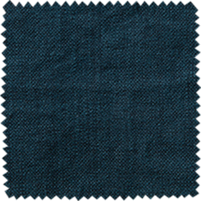 Avery 100cm King Bed in Midnight Blue Brushed Linen Cotton