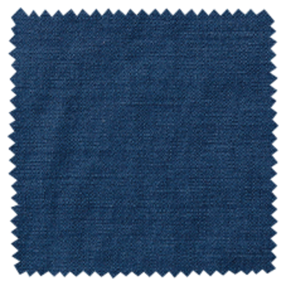 Avery 100cm King Bed in Oxford Blue Brushed Linen Cotton
