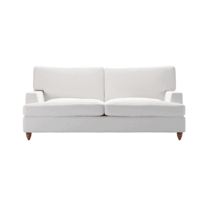 Isla Medium Corner Sofa in Lagoon Brushed Linen Cotton