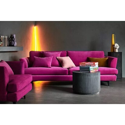 Lars 3 Seat Sofa in Sand Aquaclean Clever Canvas