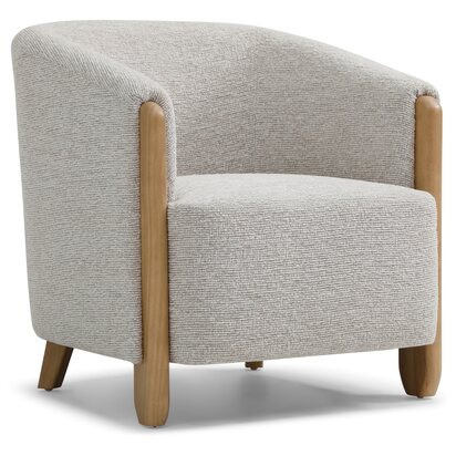 Sophie Chair, Natural Textured Woven Chenille