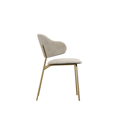 DORCHESTER WHEAT / GOLD DINING CHAIR (2 PER PACK)