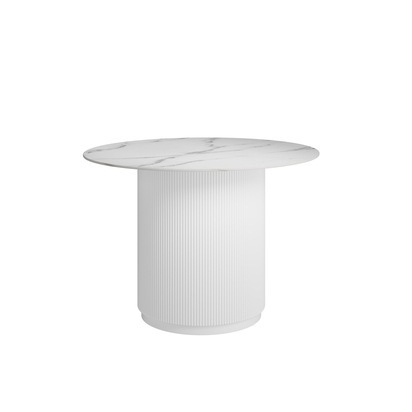 FUJI STONE / WHITE DINING TABLE (2 PACKS)