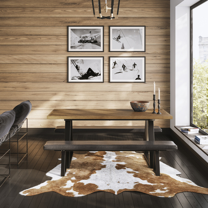HYDE WHISKEY / BLACK DINING TABLE (2 PACKS)