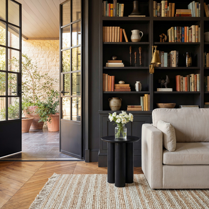 LANE BLACK SIDE TABLE (2 PACKS)