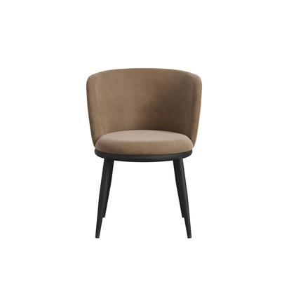 NOVA MOLE / BLACK DINING CHAIR (2 CHAIRS / 2 PACKS)