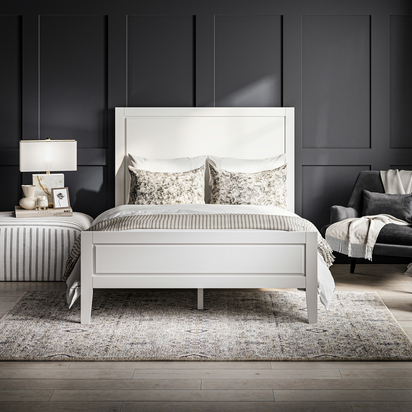 RYDER CHALK STRIPE POUFFE