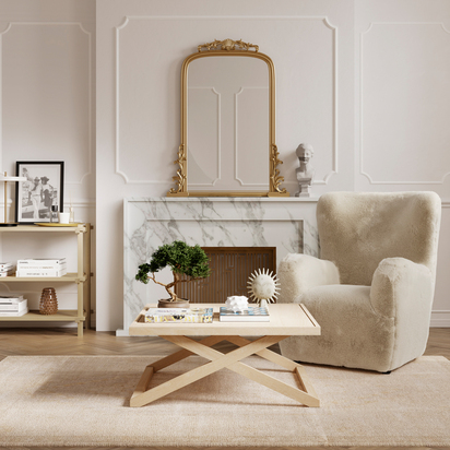 SAGE BLONDE COFFEE TABLE SMALL