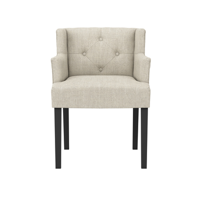 SHAY STONE WINGED DINING CHAIR WITH ARMS (1 PER PACK)