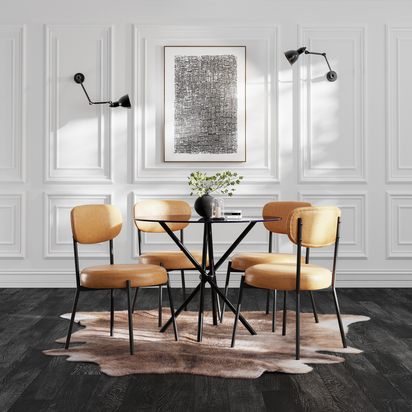 SMITH CARAMEL DINING CHAIR (2 PER PACK)