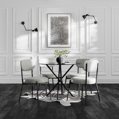 SMITH GRAPHITE DINING CHAIR (2 PER PACK)
