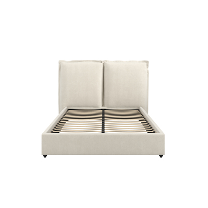 SUNDAY IVORY DOUBLE BED (2 PACKS)