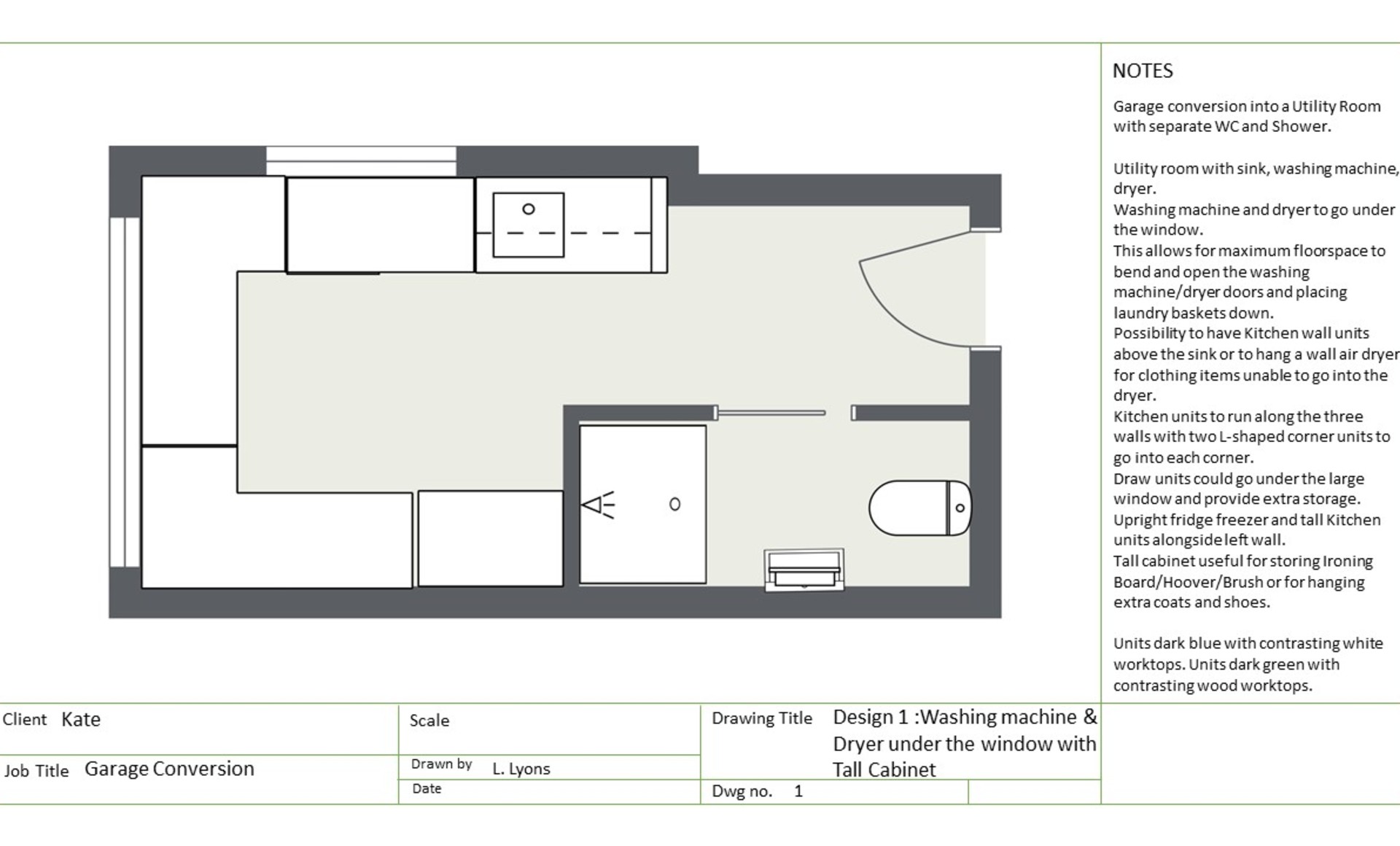 Utility Room Garage Conversion