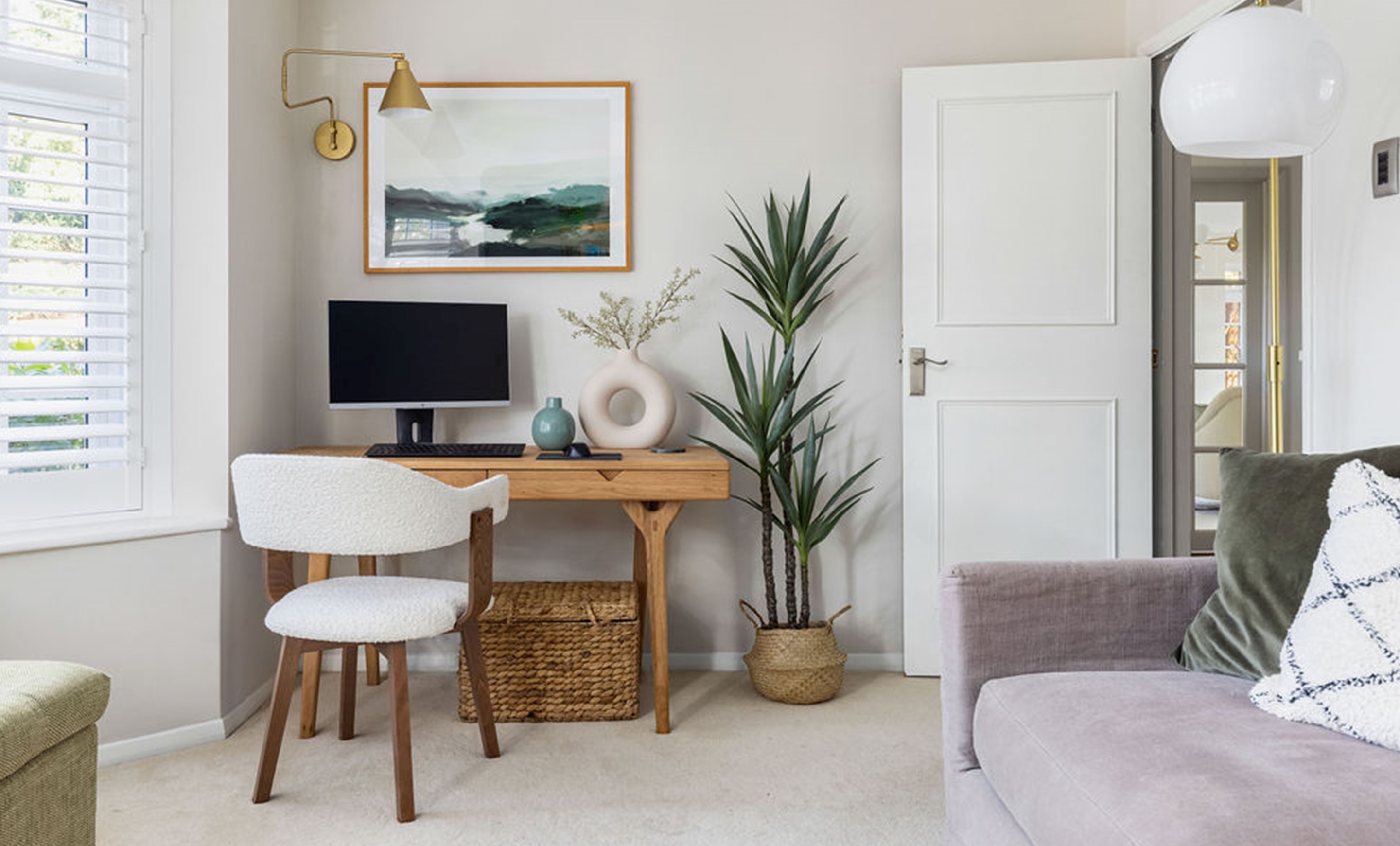 Amanda's Glamorous & Sophisticated Home Office