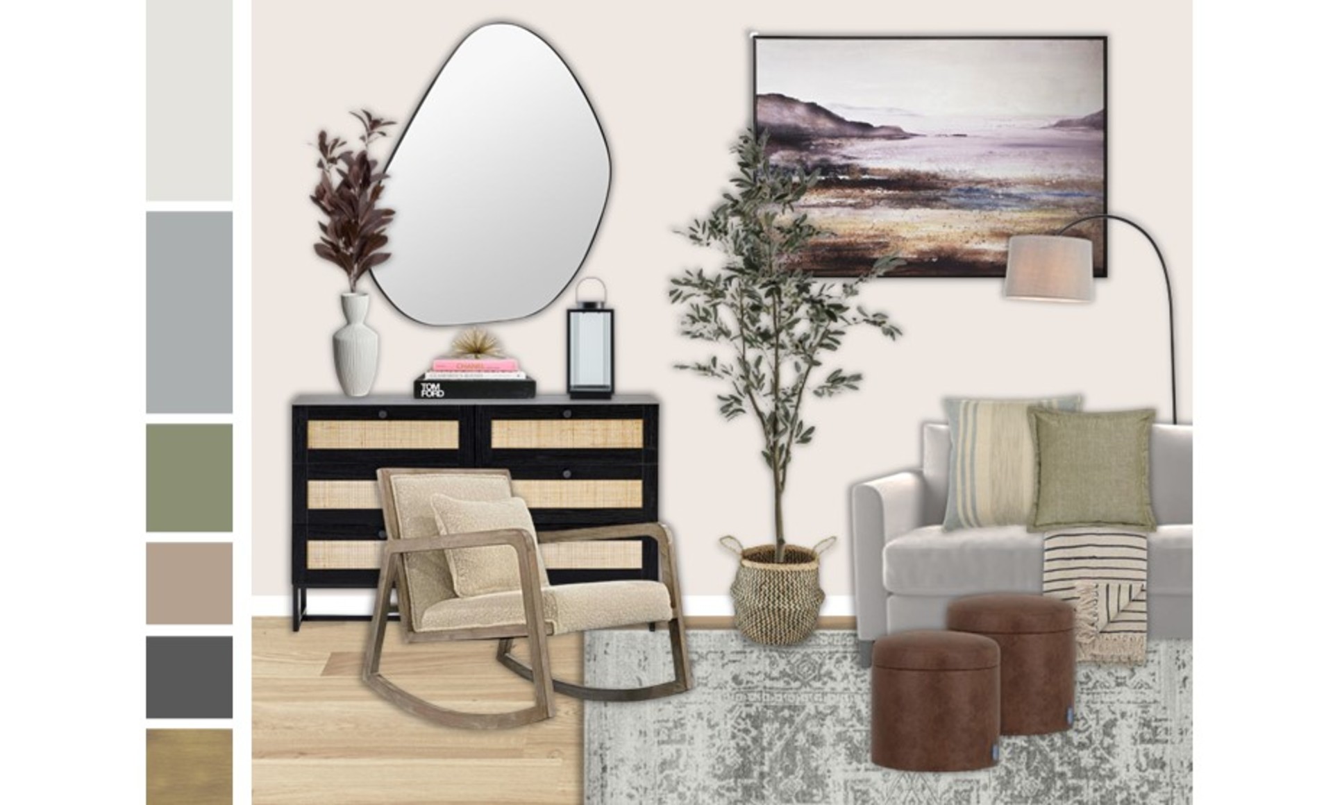 Calm & Classic Living Room Design: A Warm, Textural Transformation — the finished room