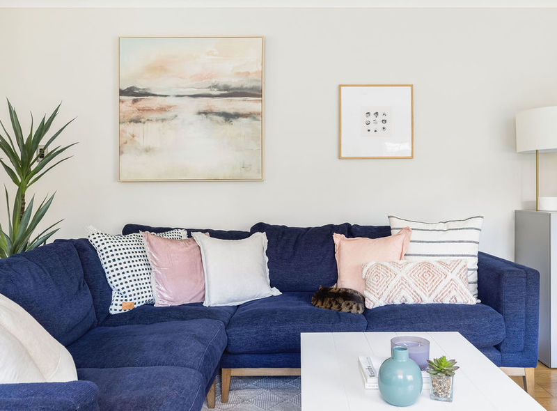 Family Living & Playroom Design: A Stylish, Playful Transformation — another view of the room