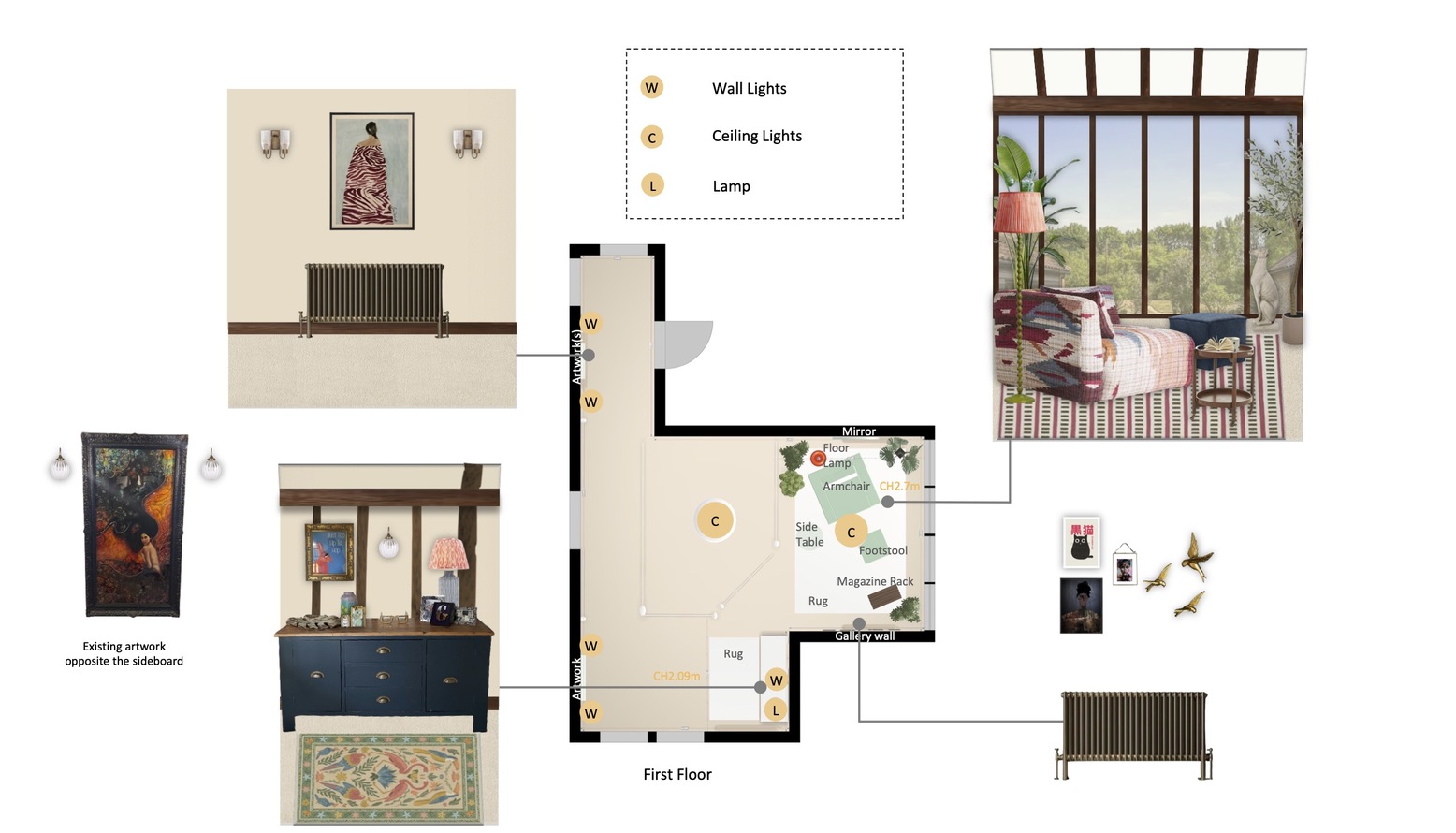 Annotated Floor Plan Upstairs 