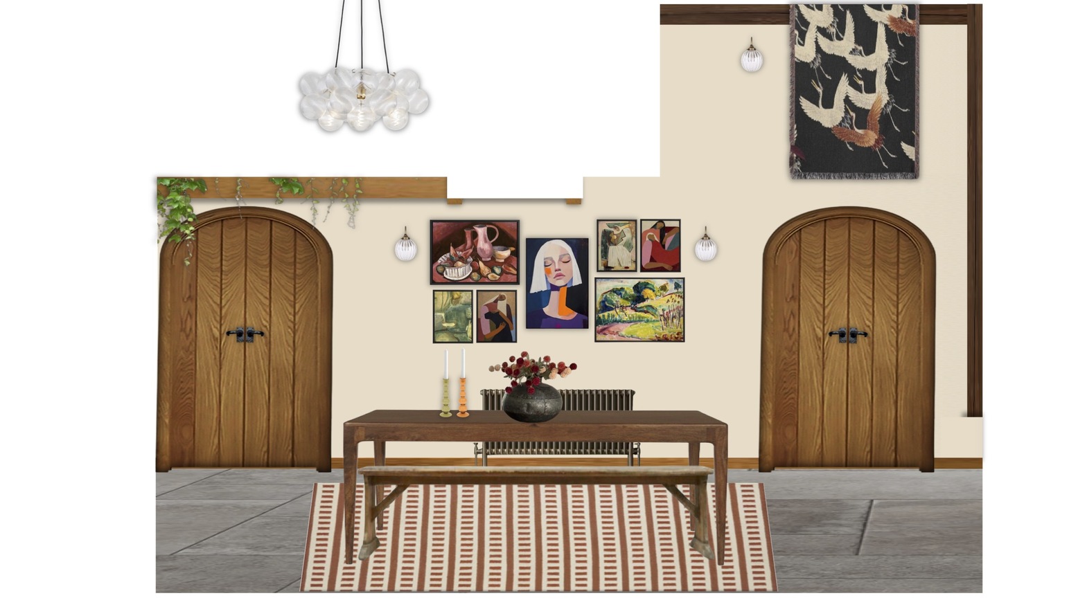 Visual 1 (without stairs to see gallery wall)