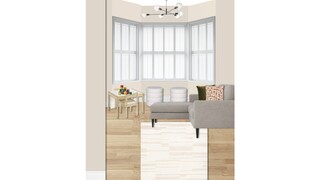 Contemporary Living Room Design: Warm Neutrals & Olive Green Accents — photo 6