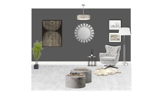 Contemporary Living Room Design: Dark Contrast & Show-Home Style — photo 7