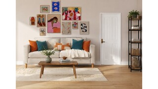 Contemporary Living & Dining Room Design: Teal, Warm & Characterful — photo 2