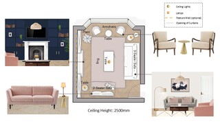 Family Living Room Design: Elegant, Natural & Relaxed — photo 3