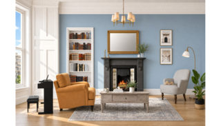 Blue & Yellow Period Living Room Design: A Colourful, Elegant Transformation — photo 2
